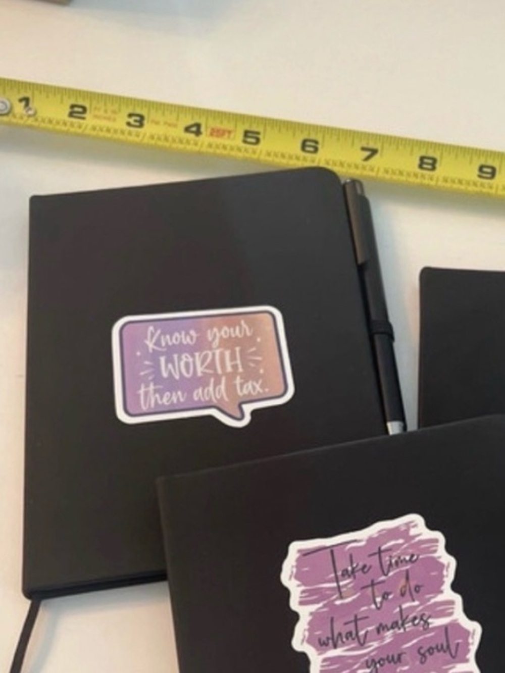 Know Your Worth - 5x7 Inspirational Notebook & Pen Set  | Upcycled in Brooklyn